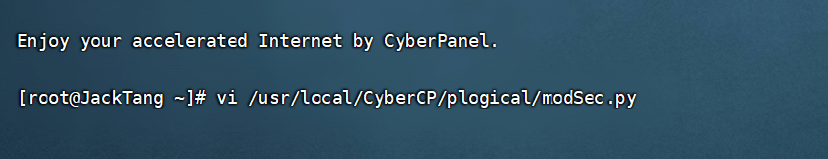 图片[2]-CyberPanel面板升级后开启MODSECURITY规则包提示“Unable to download Comodo Rules”开启失败的解决办法-搬主题