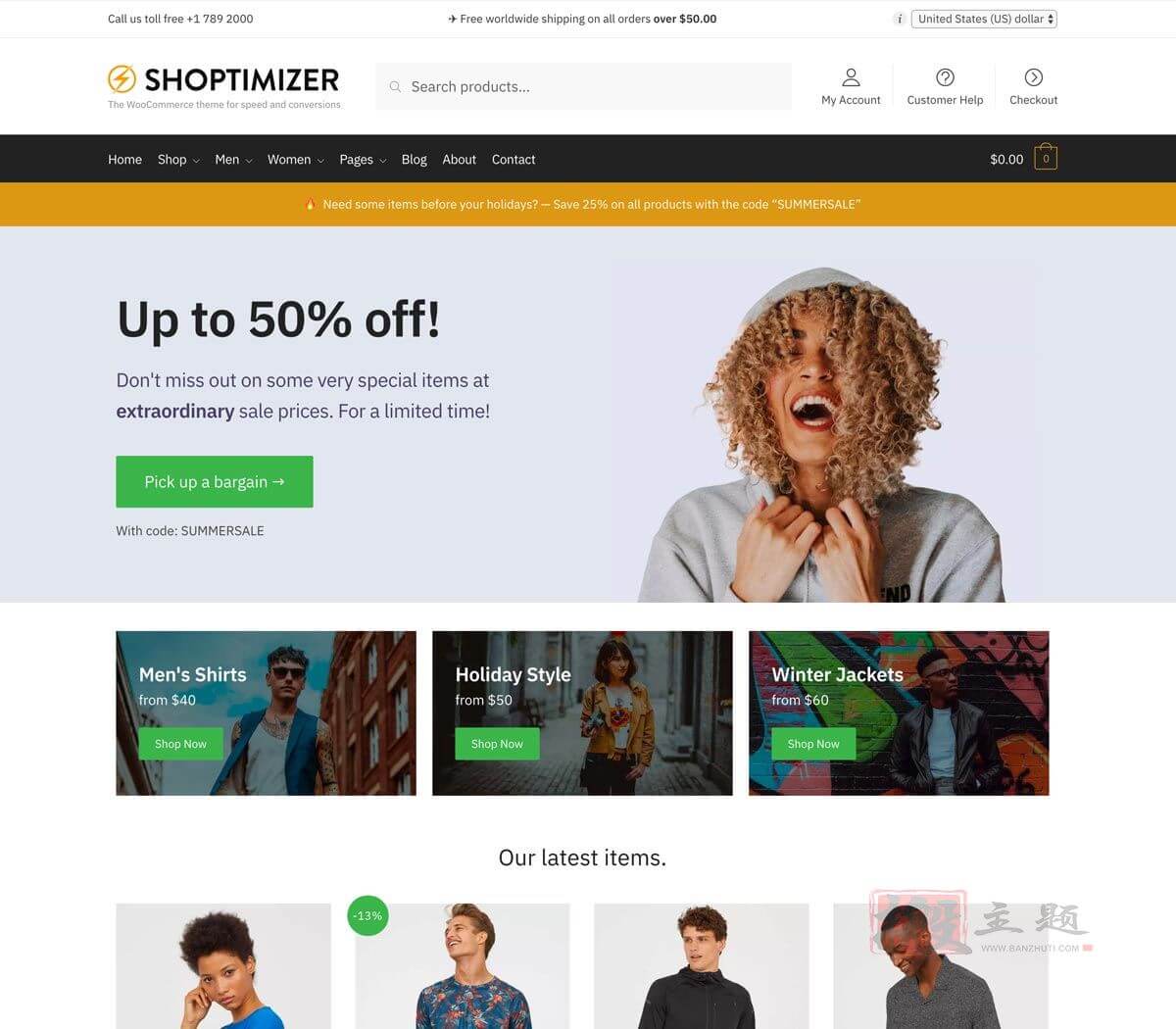 图片[6]-Shoptimizer 汉化中文版|极速优化响应式WooCommerce WordPress主题模板介绍-搬主题
