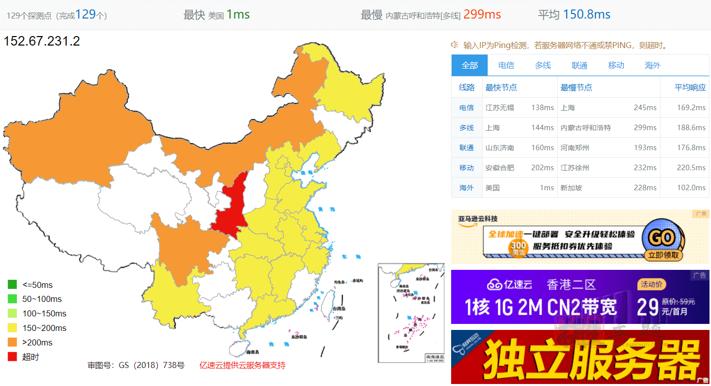 图片[2]-甲骨文免费VPS云主机圣何塞区域网络及性能综合评测-搬主题