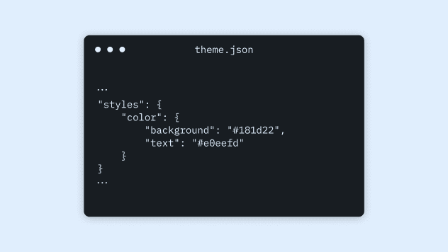 WordPress 5.8使用 theme.json 配置主题设计-搬主题