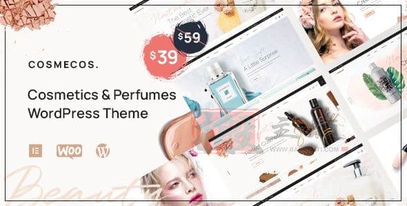 Cosmecos 1.1英文专业版|化妆品和香水WordPress主题模板-搬主题