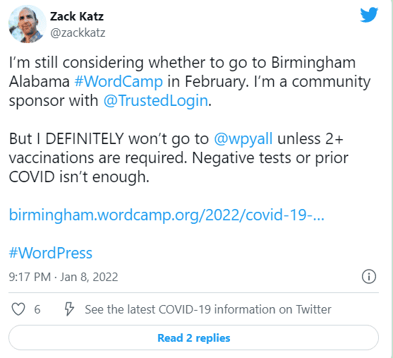 由于新冠感染率上升 WordCamp Birmingham 被推迟-搬主题