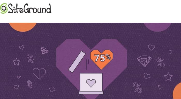SiteGround外贸主机情人节优惠75% 3.69美元/月新加坡机房-搬主题