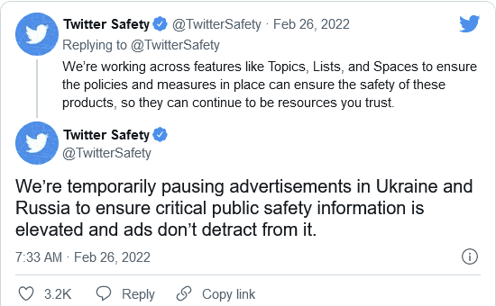 图片[3]-Facebook及Twitter暂停俄罗斯媒体在其平台上投放广告及内容变现-搬主题
