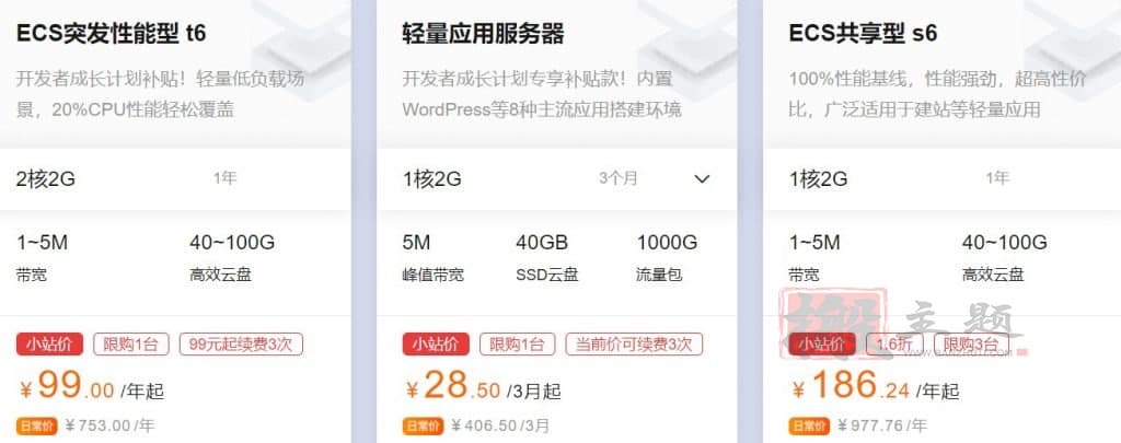 图片[4]-阿里云轻量云服务器和ECS云服务器对比评测-搬主题
