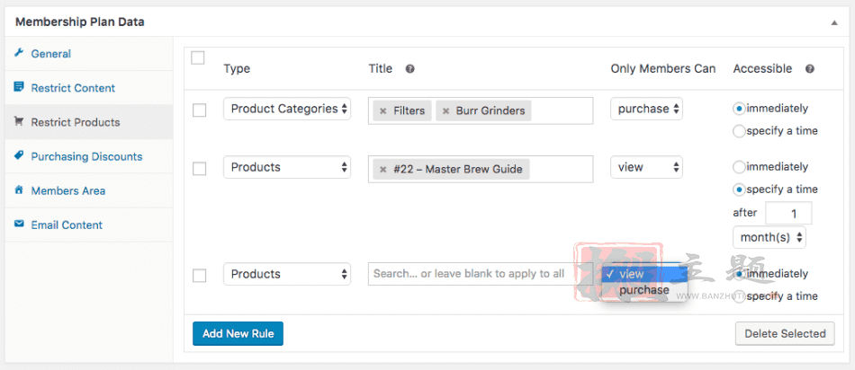 图片[5]-WooCommerce Memberships汉化中文版|WooCommerce会员资格扩展插件介绍-搬主题
