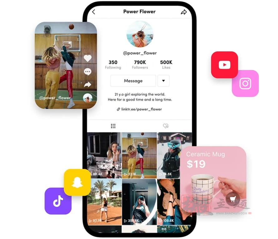 图片[3]-Shopify推出Linkpop 一个带有可购物链接的 “简介中的链接”页面-搬主题