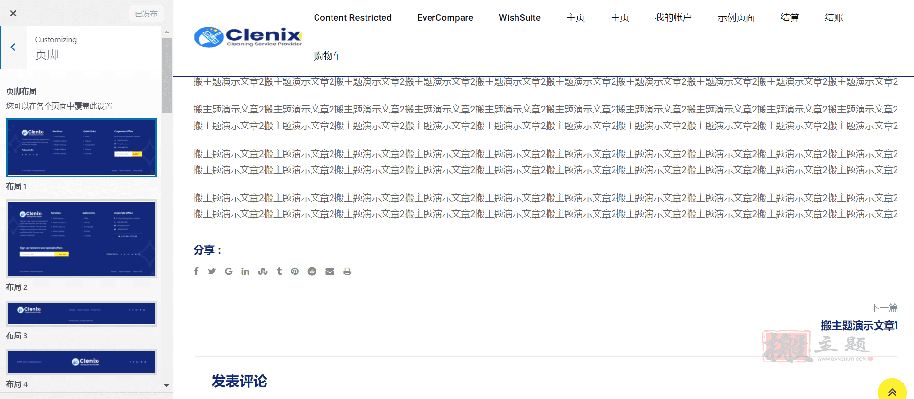 图片[12]-Clenix 2.0.1汉化中文版|家政清洁钟点工服务WordPress企业主题模板-搬主题