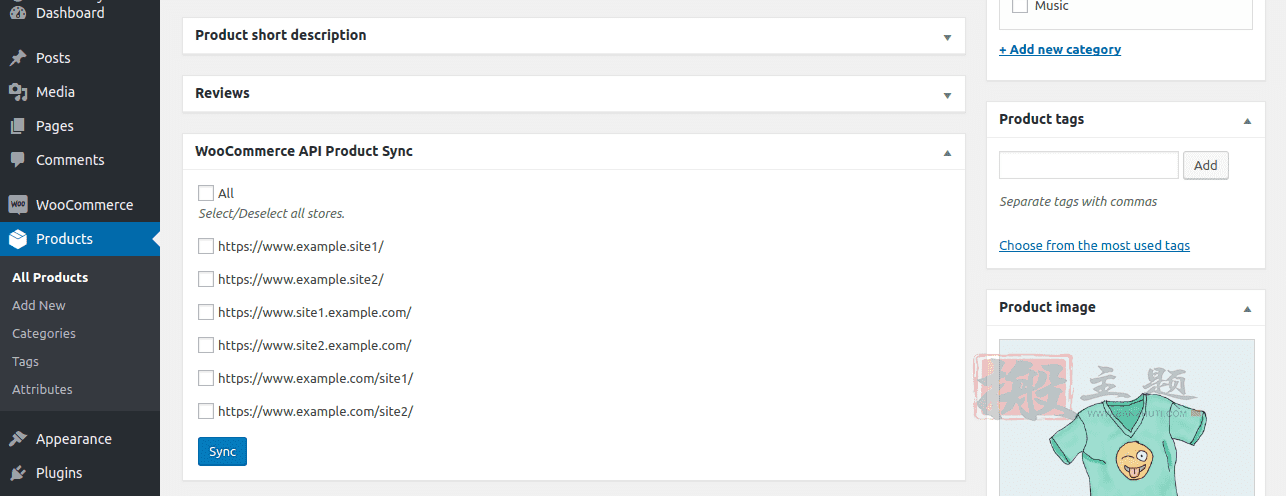 图片[4]-WooCommerce API Product Sync with Multiple Stores汉化中文版|WooCommerce多店铺产品同步插件介绍-搬主题