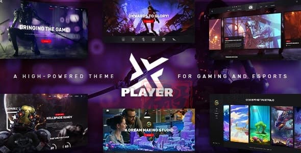 PlayerX汉化中文版|游戏及电子竞技高性能WordPress主题介绍-搬主题