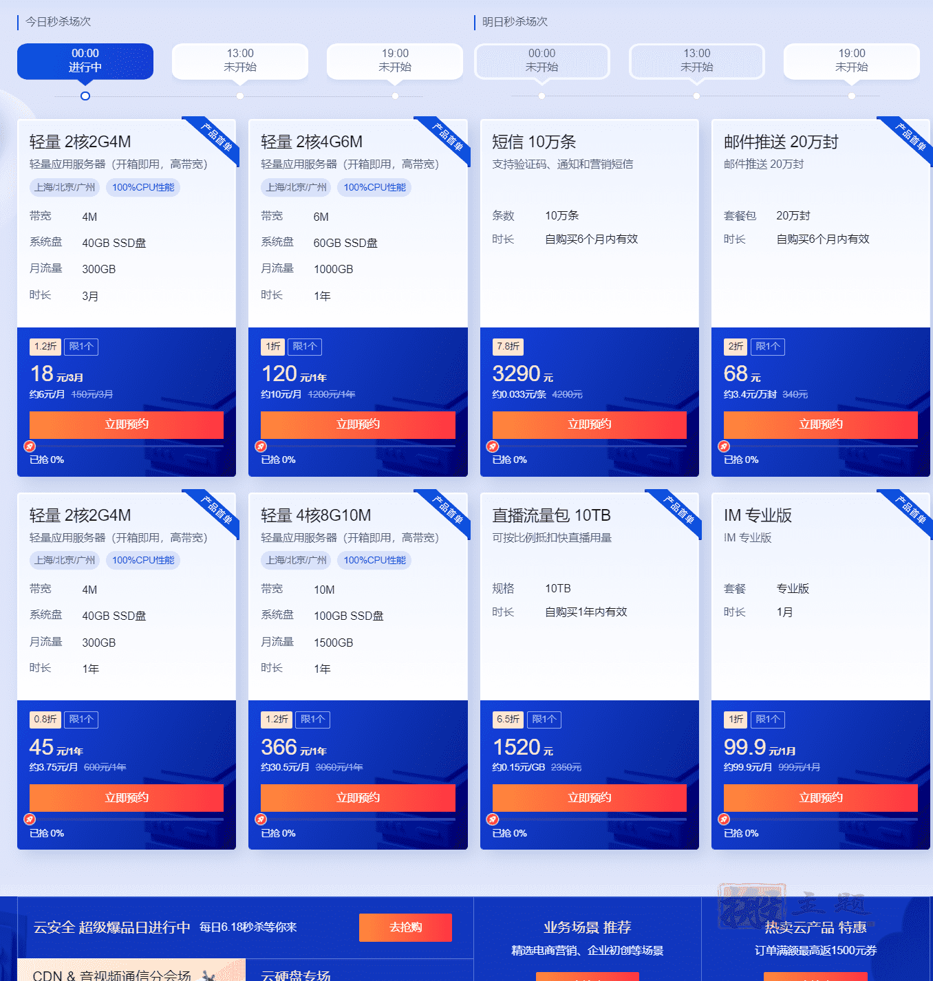 图片[2]-腾讯云618活动2022轻量服务器45元/年 DNS解析及COM域名1元/年-搬主题