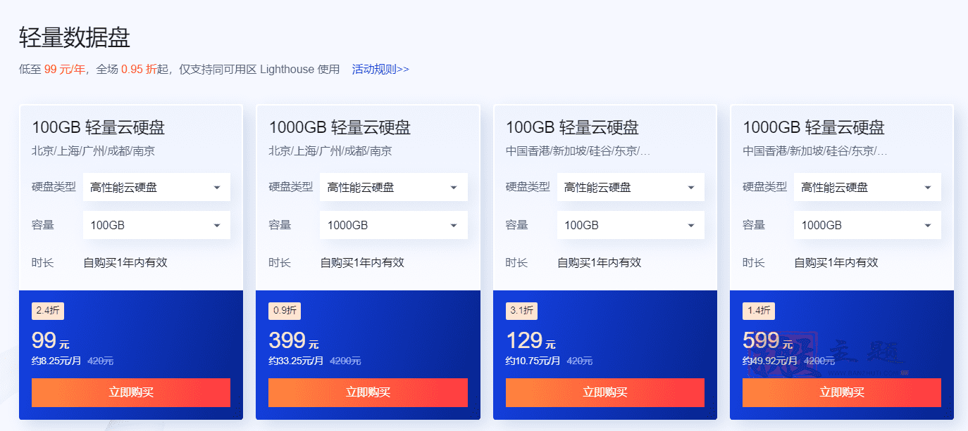 图片[4]-腾讯云轻量应用服务器两周年促销活动 续费0.5折/免费升配/新购5.5折-搬主题