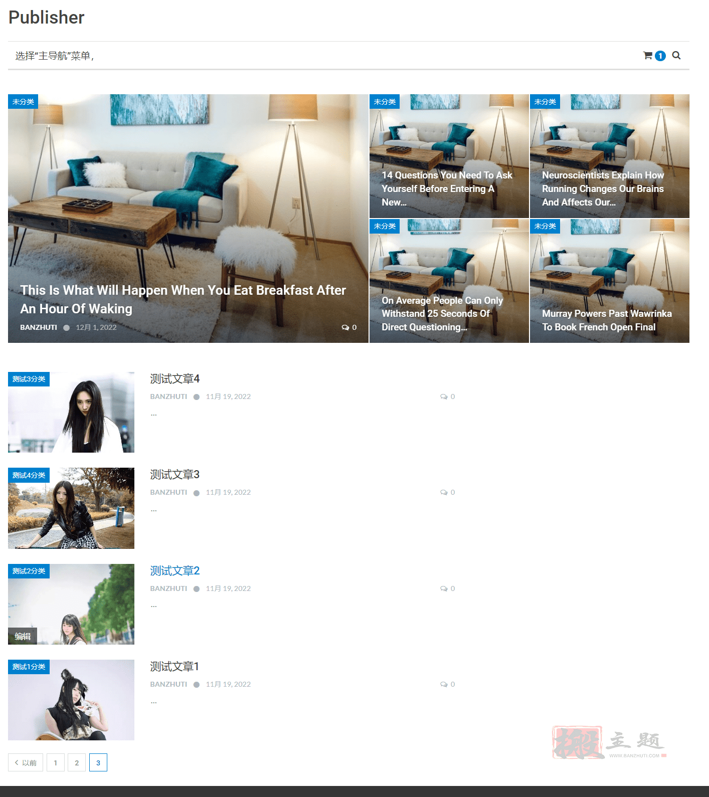 图片[13]-Publisher Pro汉化中文版|杂志报纸博客多合一WordPress主题介绍-搬主题