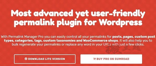 Permalink Manager Pro 2.5.3.4完美汉化中文版|最好的固定链接管理器WordPress插件-搬主题