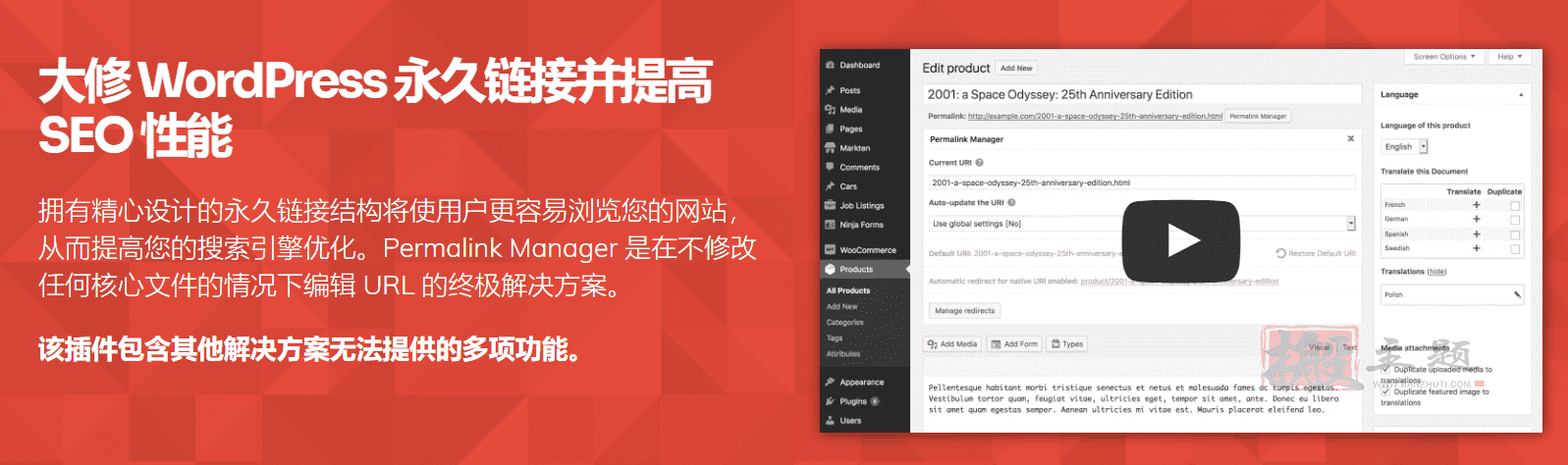 图片[2]-Permalink Manager Pro完美汉化中文版|最好的固定链接管理器WordPress插件介绍-搬主题