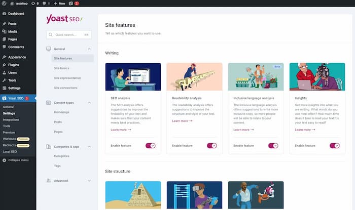 Yoast SEO 20.0版本推出新的管理界面-搬主题