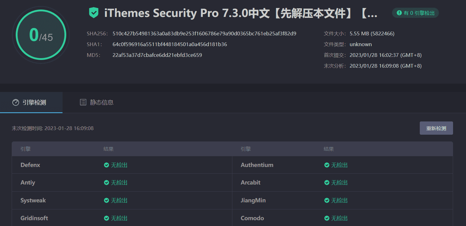 图片[4]-iThemes Security Pro 7.3.0汉化中文版|WordPress专业防火墙安全防护插件-搬主题
