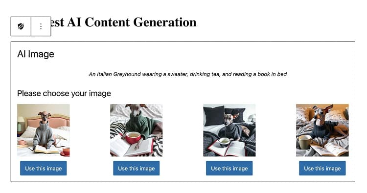 WordPress.com正在测试AI生成的图片和内容-搬主题