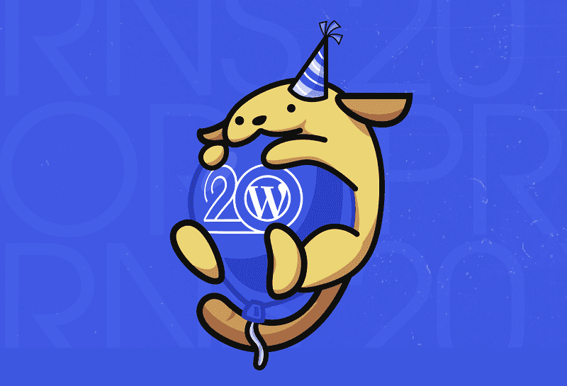 图片[2]-WordPress推出20周年纪念版Wapuu-搬主题