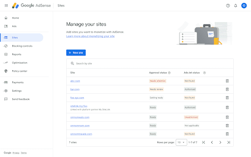 Google AdSense中的网站管理功能即将发生变化-搬主题