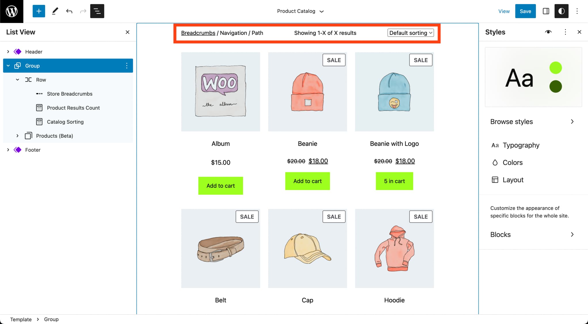 图片[2]-WooCommerce 7.5.0引入3个新区块 扩大对全局样式支持-搬主题