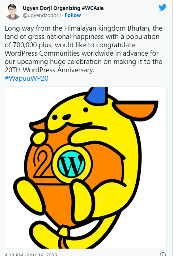 图片[2]-WordPress推出Wapuu涂色赠品庆祝即将到来的20周年纪念日-搬主题