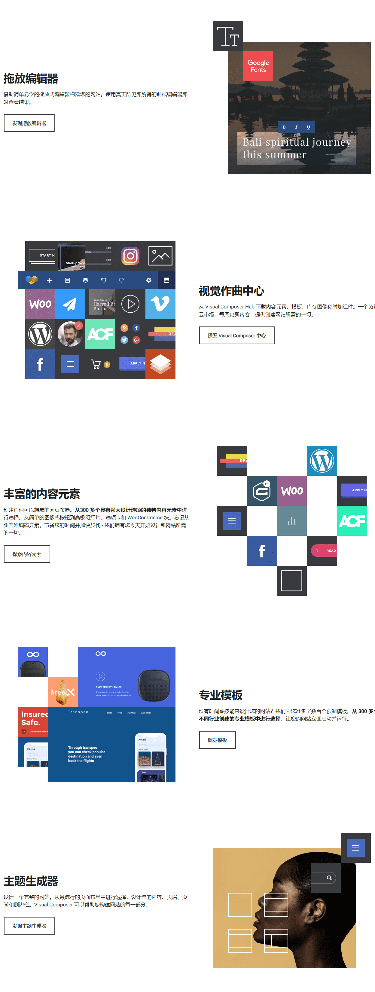 图片[4]-Visual Composer Premium汉化中文版|高级自定义页面设计生成多合一WordPress插件介绍-搬主题