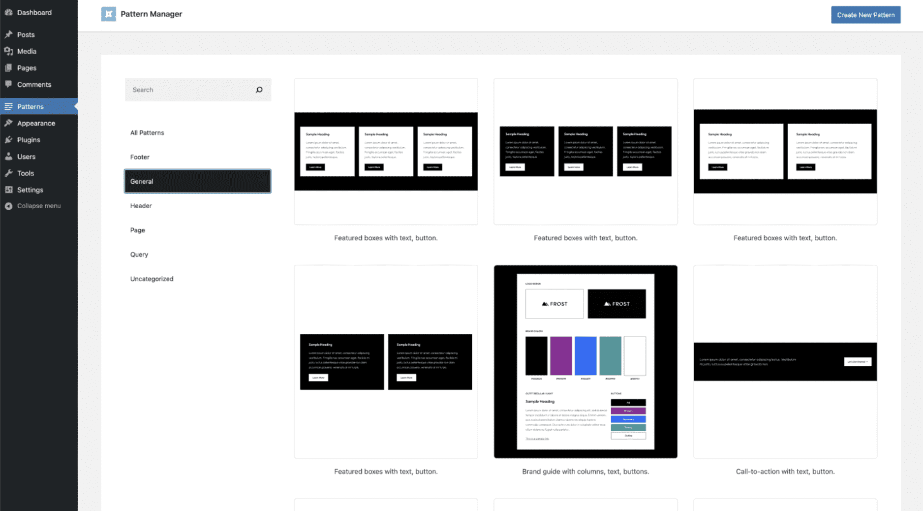 图片[2]-WordPress.org上的图案管理器插件现已可用-搬主题