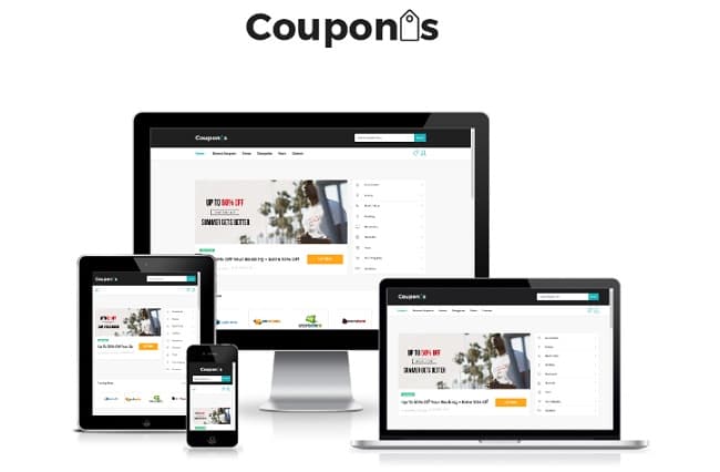 Couponis汉化中文版|Affiliate及Coupons优惠码优惠券WordPress主题介绍-搬主题