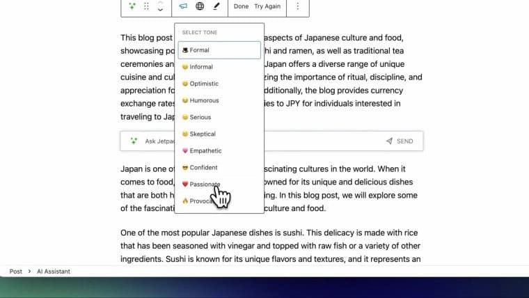 图片[2]-WordPress引入AI助手 可撰写博文/纠正语法/翻译内容-搬主题