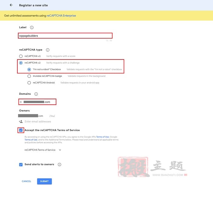 图片[3]-不用插件在WordPress评论中添加reCAPTCHA教程-搬主题