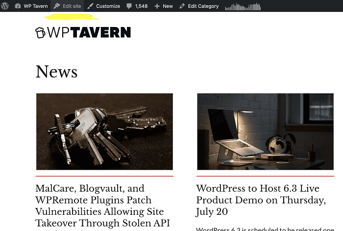 WordPress 6.3新增