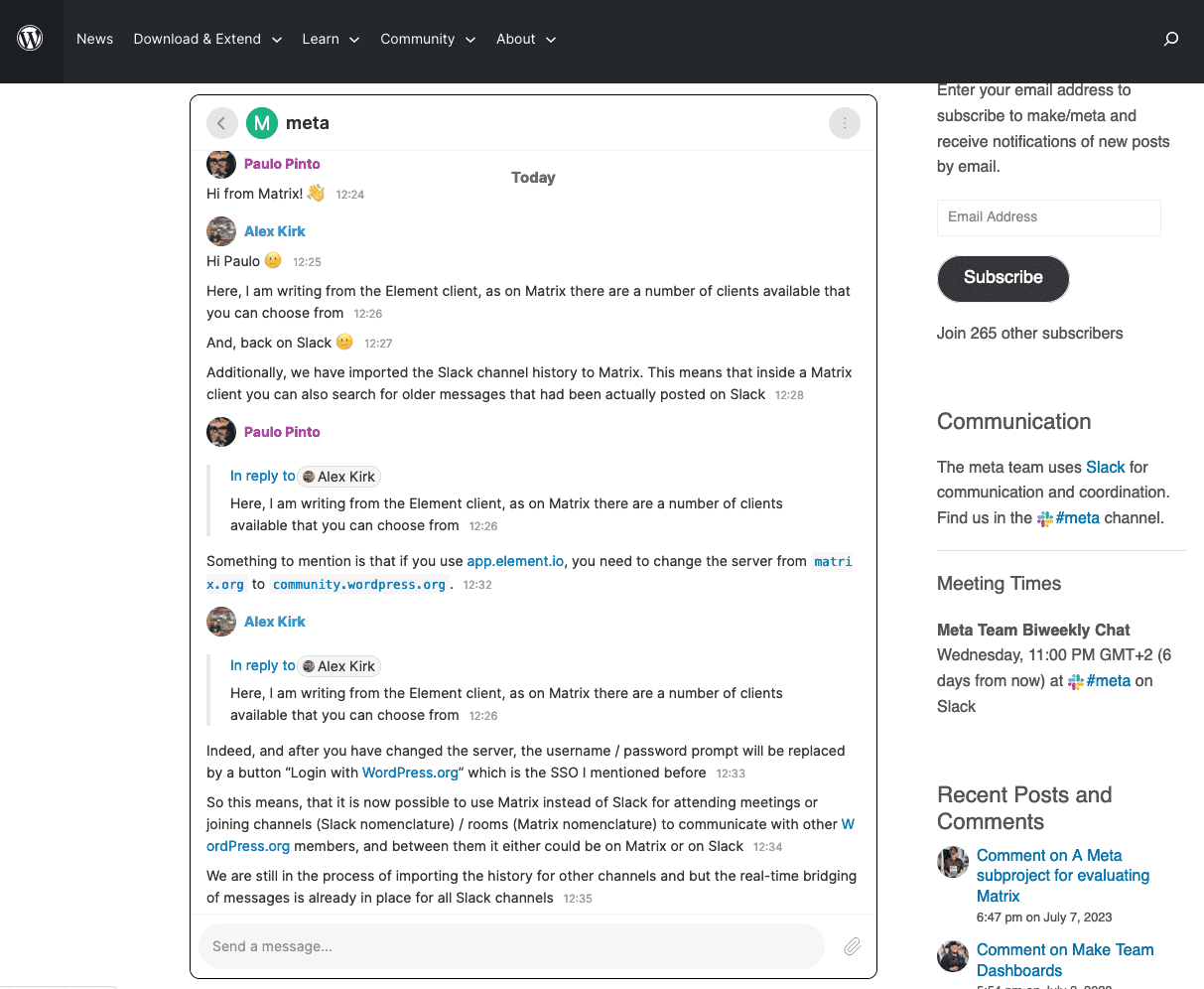 图片[2]-WordPress推出Slack/Matrix桥接器-搬主题