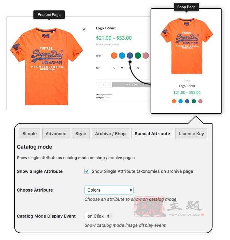 图片[9]-Variation Swatches for WooCommerce Pro汉化中文版|WooCommerce产品属性变体色板插件介绍-搬主题