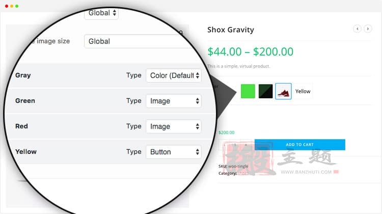 图片[13]-Variation Swatches for WooCommerce Pro汉化中文版|WooCommerce产品属性变体色板插件介绍-搬主题