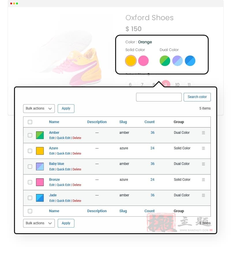 图片[19]-Variation Swatches for WooCommerce Pro汉化中文版|WooCommerce产品属性变体色板插件介绍-搬主题