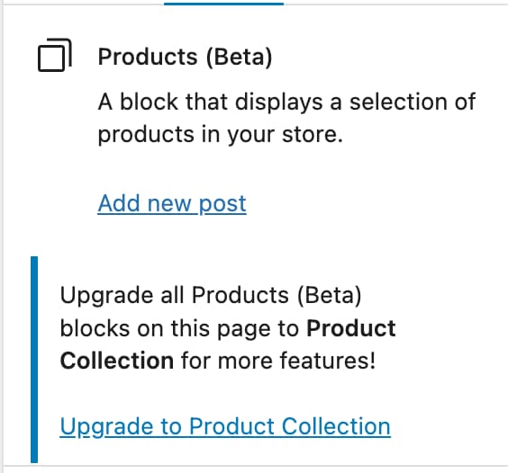 图片[2]-WooCommerce Blocks插件11.0.0版本在测试版中添加产品收藏区块-搬主题