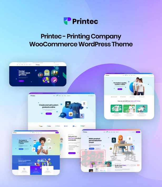 图片[2]-Printec完美汉化中文版|文印店印刷商店WooCommerce WordPress主题介绍-搬主题