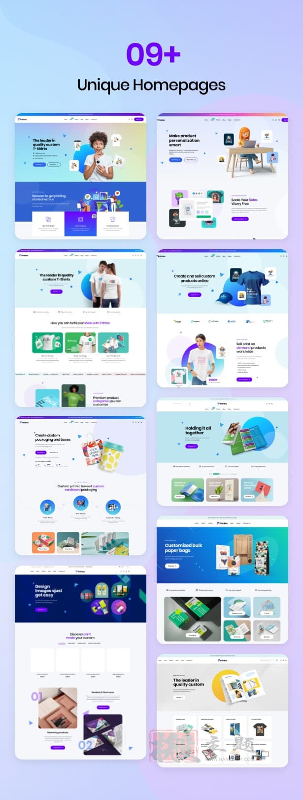 图片[3]-Printec完美汉化中文版|文印店印刷商店WooCommerce WordPress主题介绍-搬主题