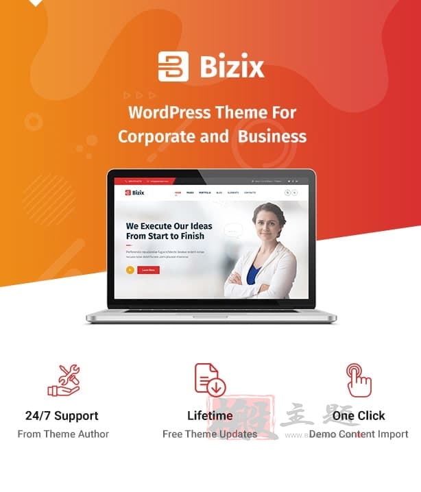 图片[2]-Bizix完美汉化中文版|轻量企业和商业自定义WordPress主题介绍-搬主题