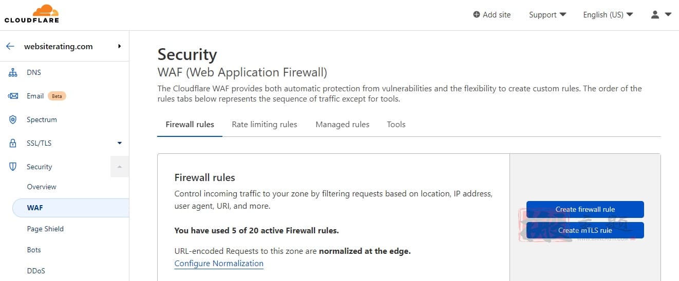 图片[2]-利用Cloudflare防火墙保护WordPress网站 防护DDoS攻击/CC攻击图文教程-搬主题