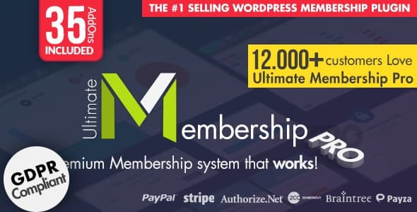 Ultimate Membership Pro 12.9完美汉化中文版|会员功能多合一WordPress插件-搬主题