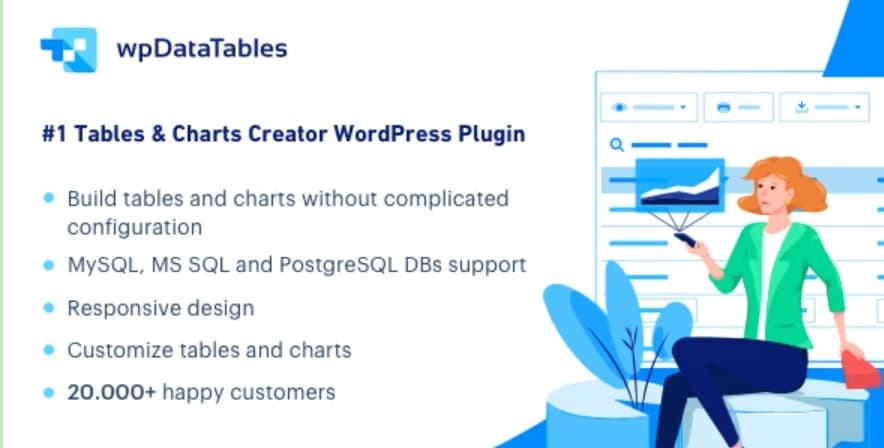 wpDataTables Premium 8.0.2完美汉化中文版|WordPress表格和图表设计管理插件-搬主题
