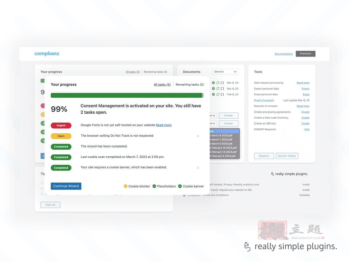 图片[6]-Complianz Privacy Suite (GDPR/CCPA) Pro汉化中文版|GDPR/CCPA Cookie同意WordPress插件介绍-搬主题
