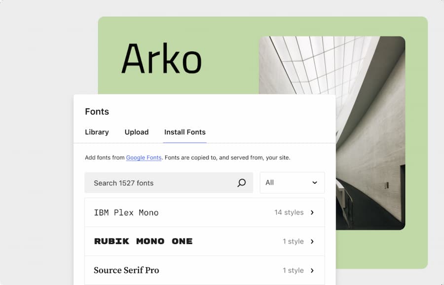 WordPress 6.5 Regina版本发布 添加管理字体优化性能-搬主题