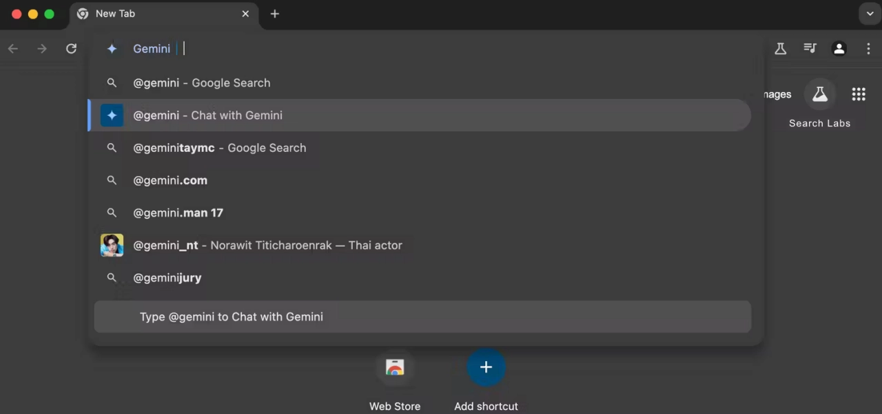 Chrome谷歌浏览器桌面版地址栏即将整合聊天机器人Gemini-搬主题