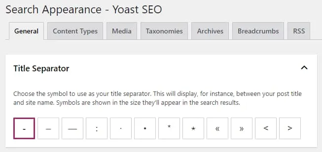 在Yoast SEO插件中添加 | 分隔符教程-搬主题