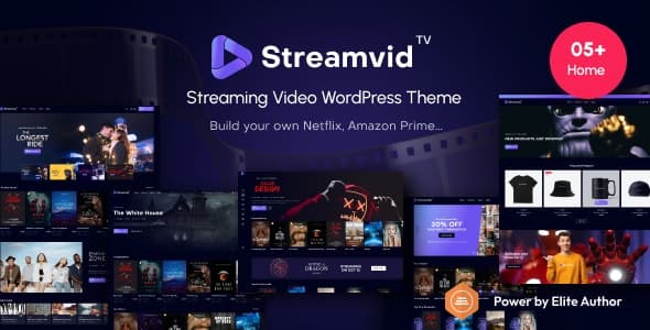 StreamVid 5.1.1汉化中文版|WordPress视频电视剧直播主题-搬主题