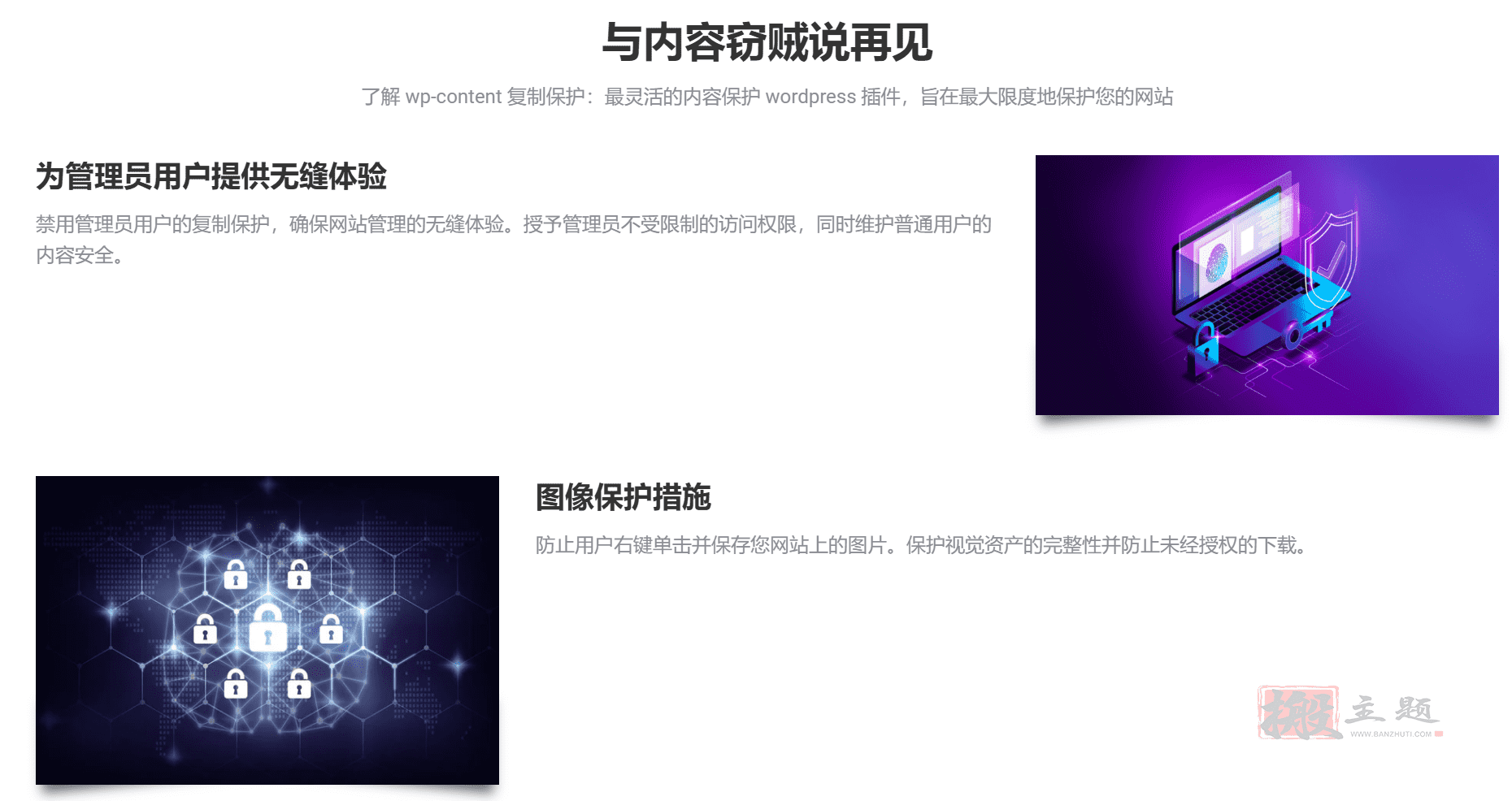 图片[7]-WP Content Copy Protection Pro汉化中文版|内容复制保护和禁止右键单击WordPress插件介绍-搬主题