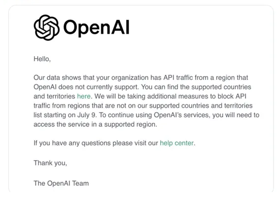 图片[2]-OpenAI将停止不支持国家API 国内影响几何-搬主题